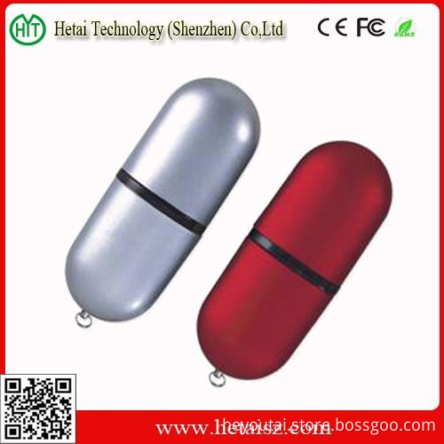 Customized Flash Drive USB, 8GB Plastic Logo USB Flash Memory